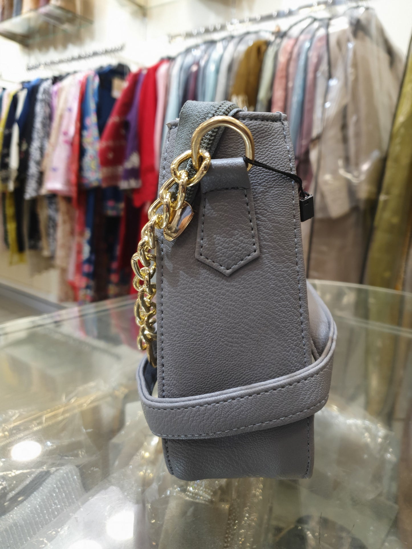 STYLISH GREY SHOULDER BAG