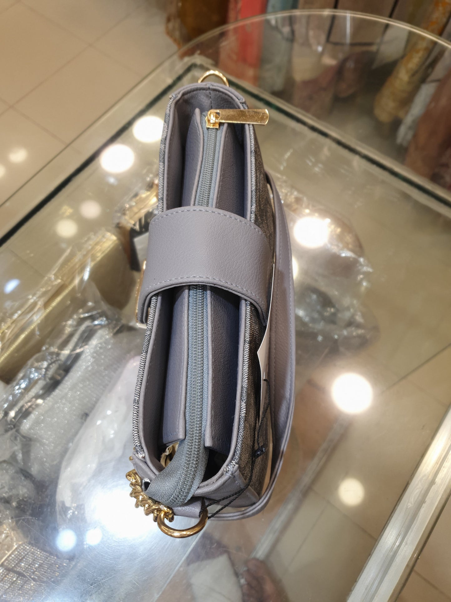STYLISH GREY SHOULDER BAG