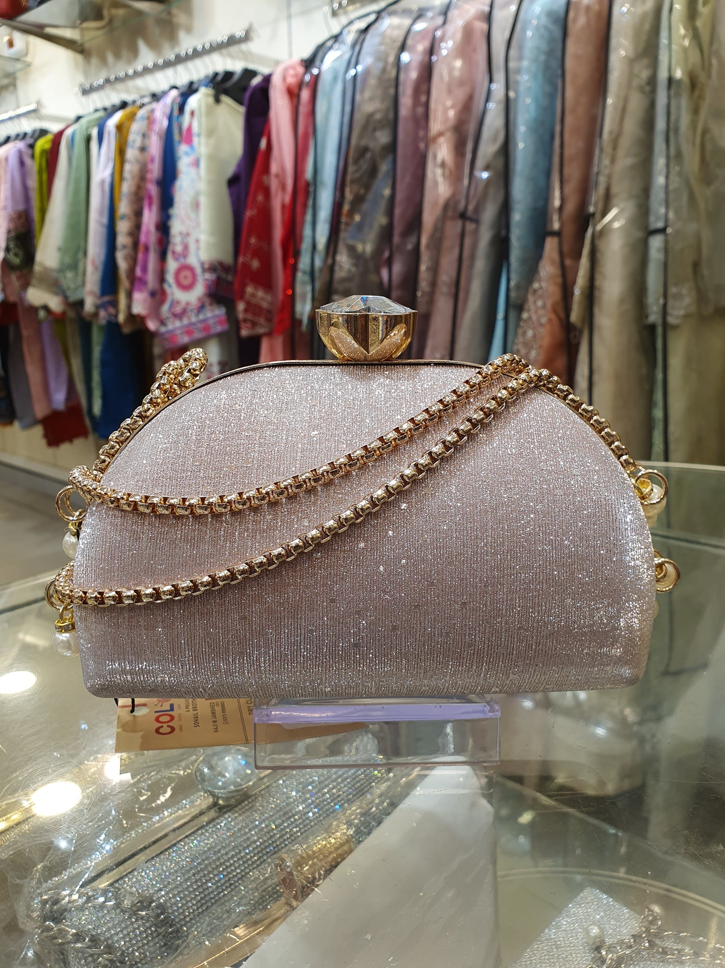 MINI FANCY BRIDAL CLUTCH